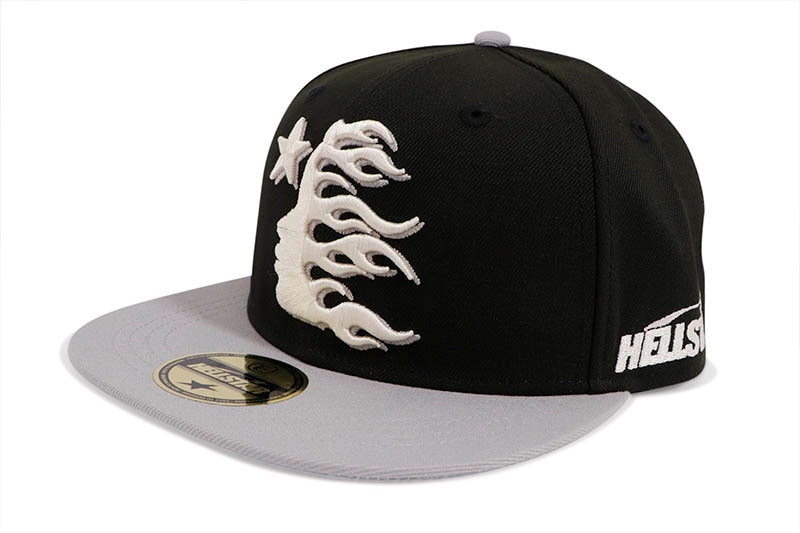 楽天市場】HELLSTAR STUDIOS BASEBALL FITTED HAT (BLACK/GREY)ヘルス