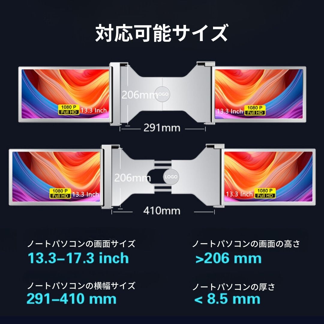 楽天市場】店長暴走！限界価格☆13.3インチ デュアル モバイルモニター