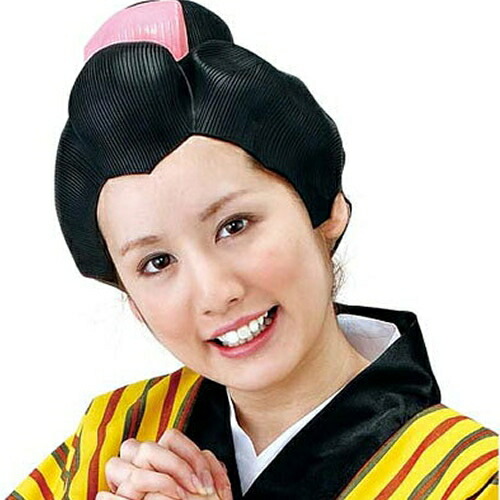 楽天市場】[イベント コスプレ] 江戸かつら 町娘 [時代劇 仮装 カツラ