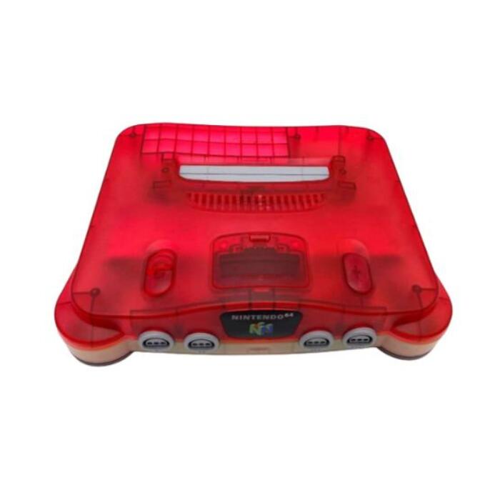 楽天市場】レビューでソフトプレゼント☆ ニンテンドー64 クリアレッド