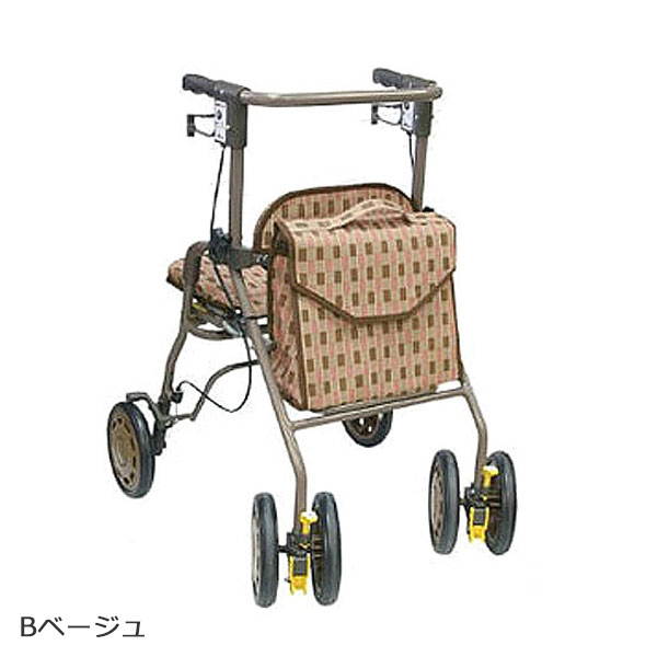 楽天市場】歩行車 【島製作所 シンフォニーEVO】 折りたたみ アルミ製