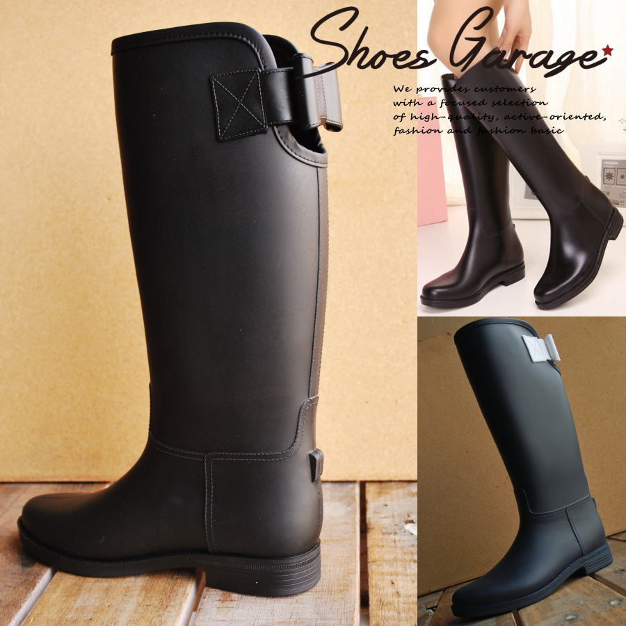 楽天市場】レインブーツ ロング レディース レインシューズ 5201バック