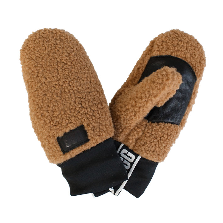 楽天市場】UGG アグ fluff Mitten With Logo Tape フラッフ ミトン