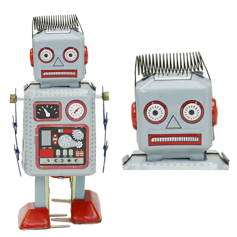 楽天市場】ロボット おもちゃ ブリキ ブリキロボット ブリキトイ 昭和