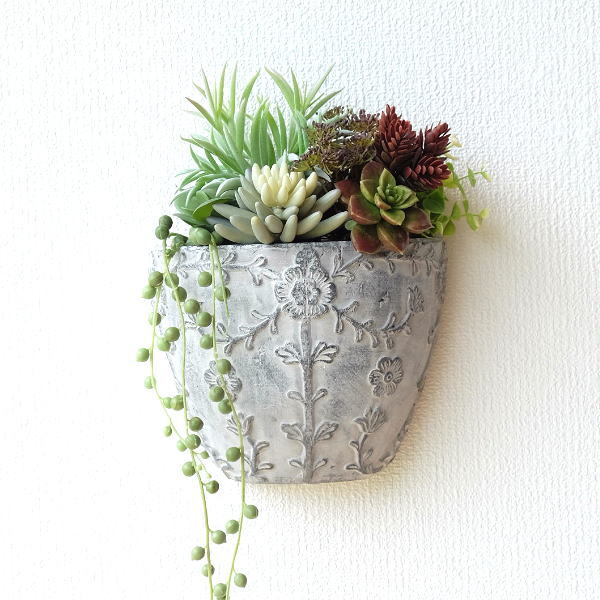 楽天市場】鉢 プランター 壁掛け 陶器 おしゃれ ウォールプランター