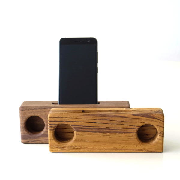 楽天市場】スマホスピーカー 木製 置くだけ スマホ スピーカー iPhone