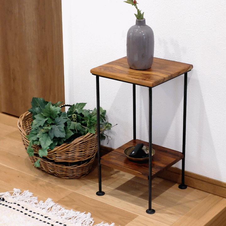 英国アンティーク木製サイドテーブルj/オケージョナル/作業机/飾り棚