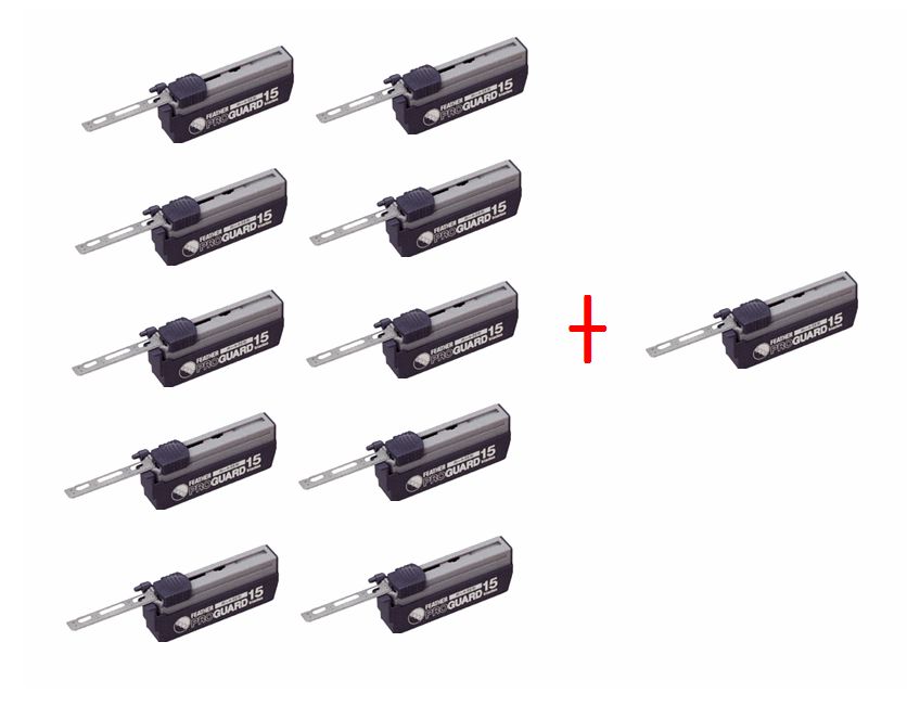 楽天市場】【おまけつき】フェザープロガード替刃PG-15(15枚入り)×10+(