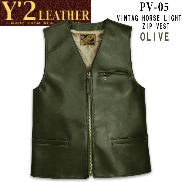 楽天市場】 Y'2 LEATHER （ワイツーレザー）VINTAGE HORSE LIGHT ZIP