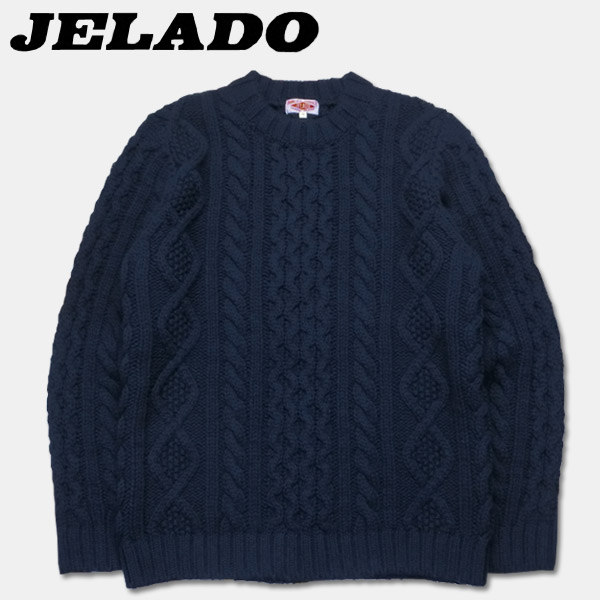 楽天市場】JELADO(ジェラード）クルーネックケーブルニット【JP13804