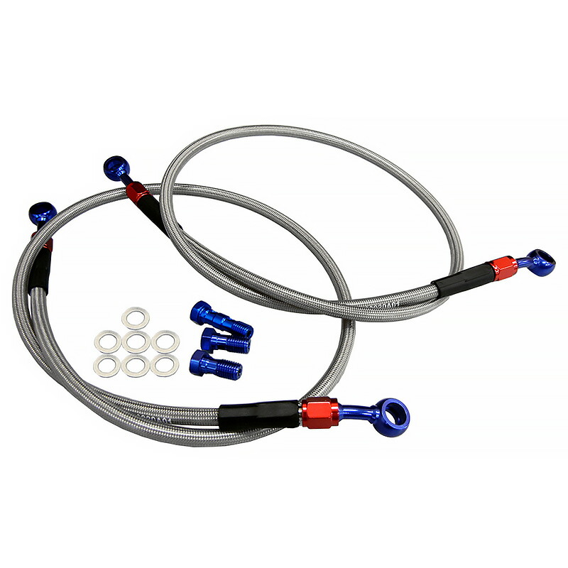 楽天市場】KAWASAKI ZXR250/R メッシュブレーキホース フロント