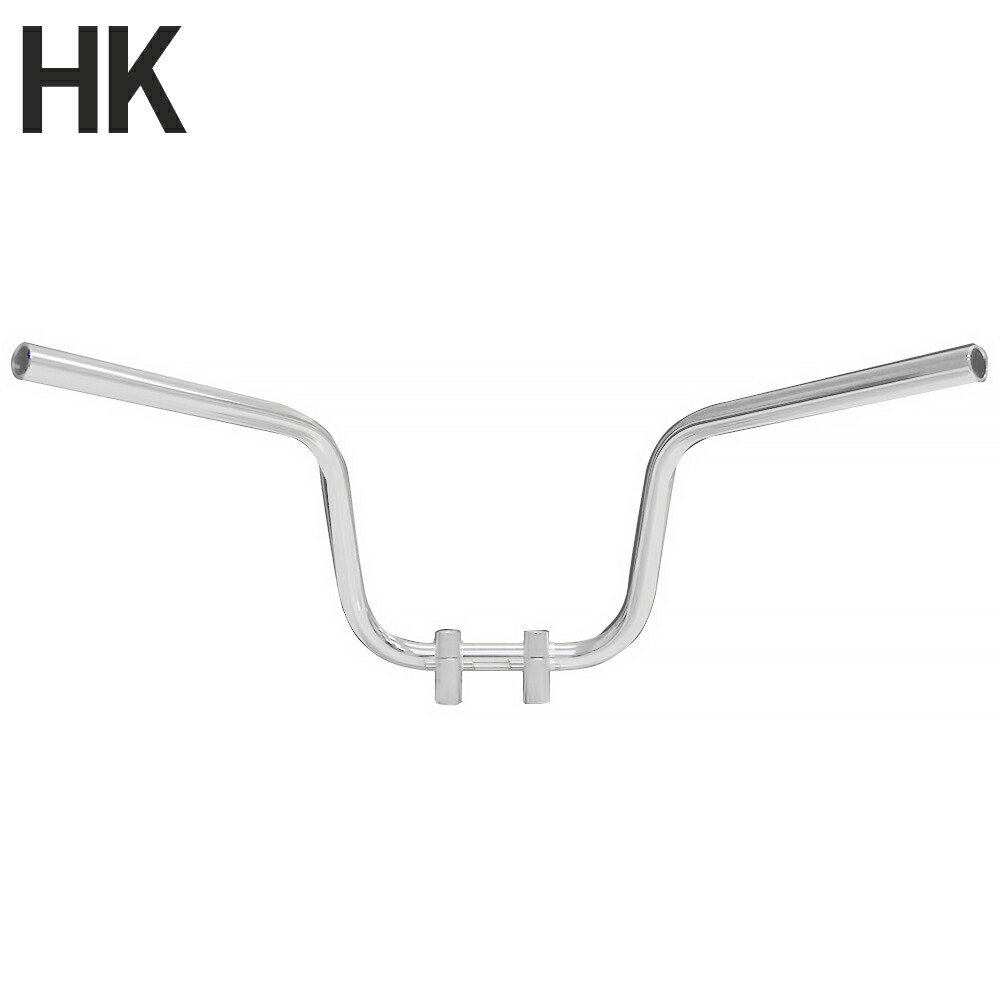 楽天市場】ミニバイク用 ハンドル ミニ鬼ハンドル メッキ 18cm