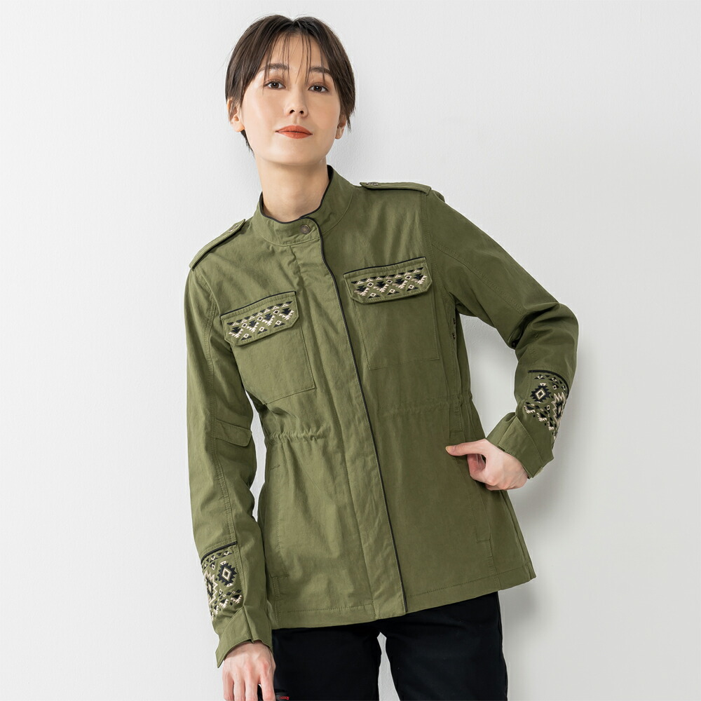 楽天市場】春 夏 秋 モデル バイク レディース ジャケット ミリタリー