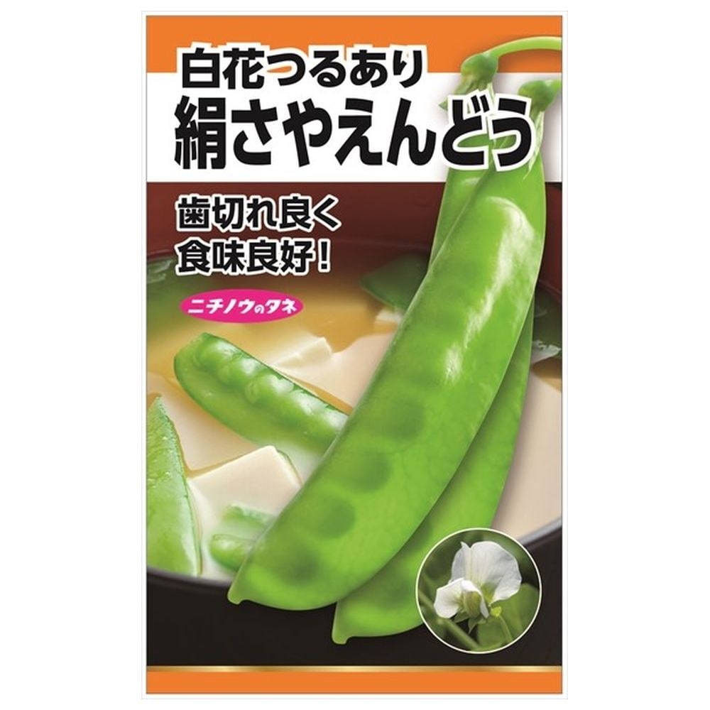楽天市場】えんどう 【絹莢えんどう(つるあり・白花)】 種・小袋