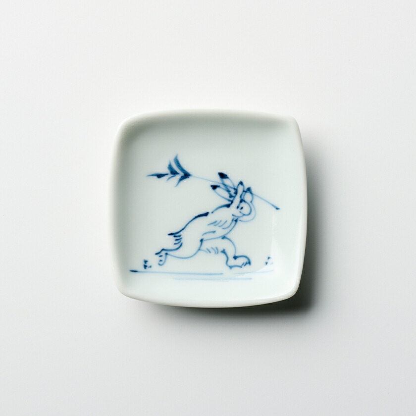 楽天市場】【3/1限定 P5倍】高山寺 角豆皿 6cm 洸淋窯 有田焼//鳥獣