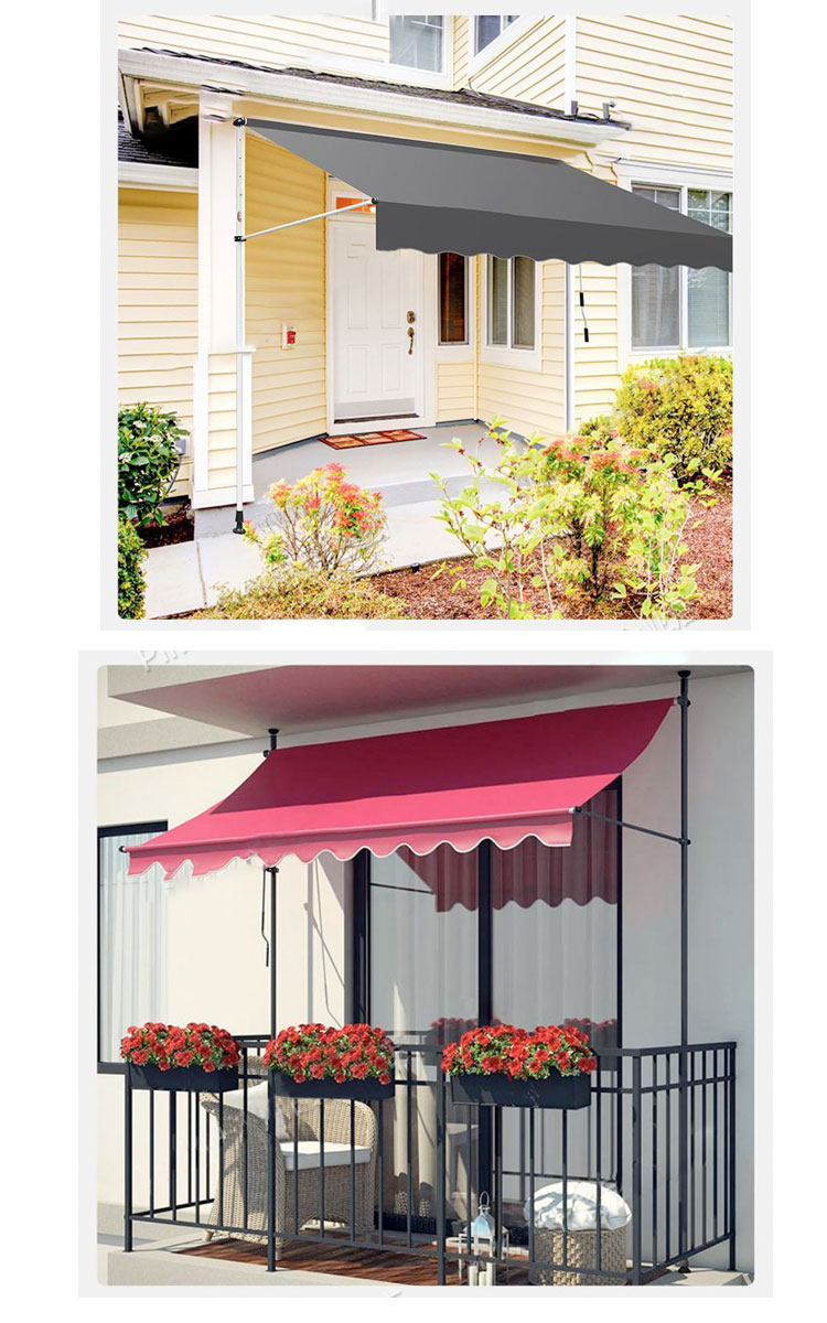 楽天市場】ベランダ テント オーニングテント 250cm シェード 9色から