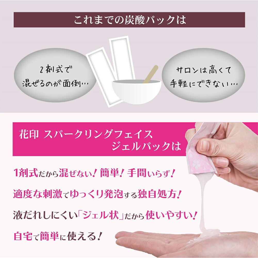 楽天市場】ポイント10倍UP【公式】花印®スパークリングフェイスジェル