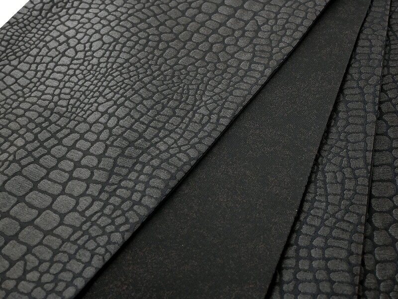 楽天市場】お仕立て上がり 振袖用 クロコ風 型押し柄 袋帯 日本製 全3