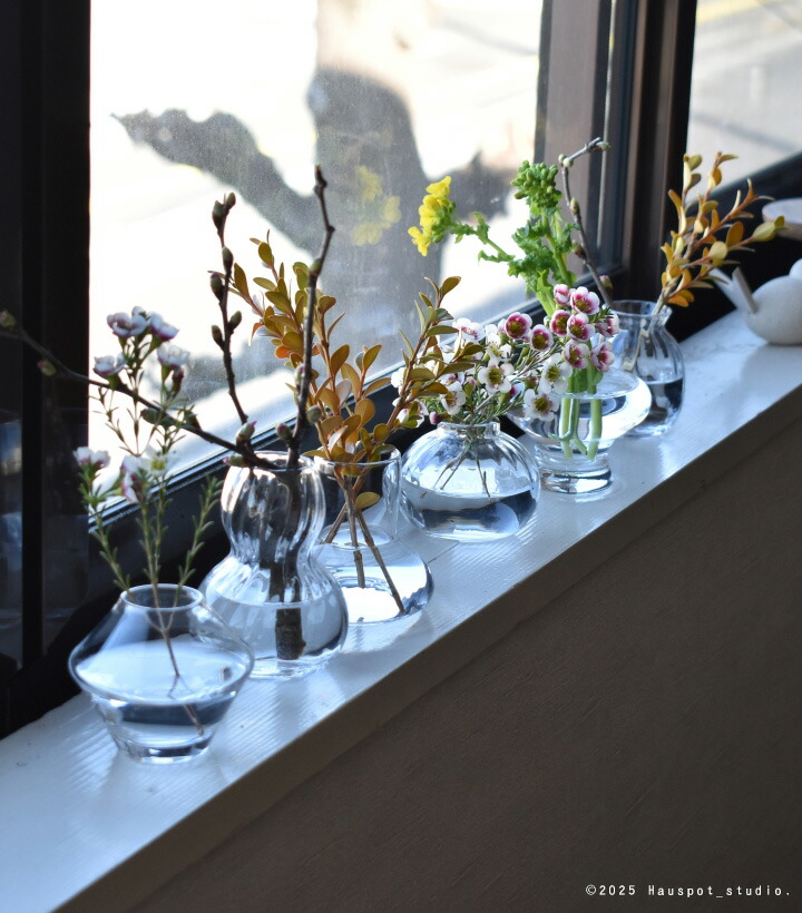 楽天市場】☆2025年の新作追加☆ フラワーベース 花瓶 一輪挿し ガラス