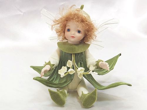 若月まり子 ビスクドール 妖精　ELFIN FLOWERY 専用 若月まり子 妖精 ビスクドール エルフィン・フローリー 作家