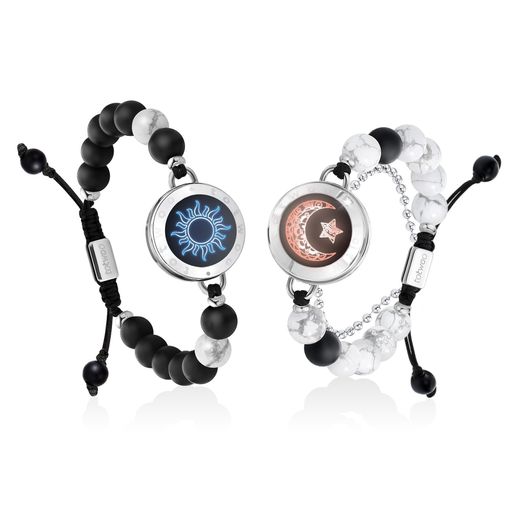 楽天市場】[TOTWOO]遠距離タッチペアブレスレット振動通知愛を育む