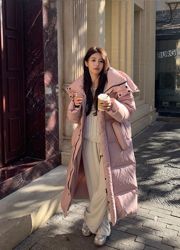 楽天市場】ロングダウンコート レディース フード付き ダウンコート