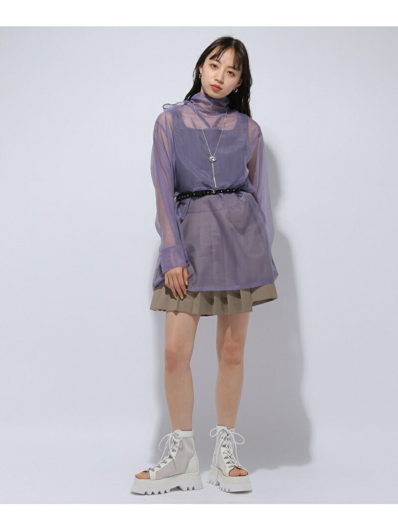 楽天市場】(W)シアーボウタイシャツLS HARE ハレ トップス シャツ