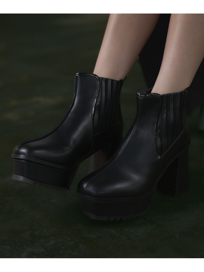 楽天市場】パイピングチャンキーブーツ HARE ハレ シューズ・靴 ブーツ