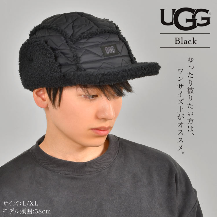 楽天市場】フライトキャップ メンズ UGG アグ 帽子 キャップ