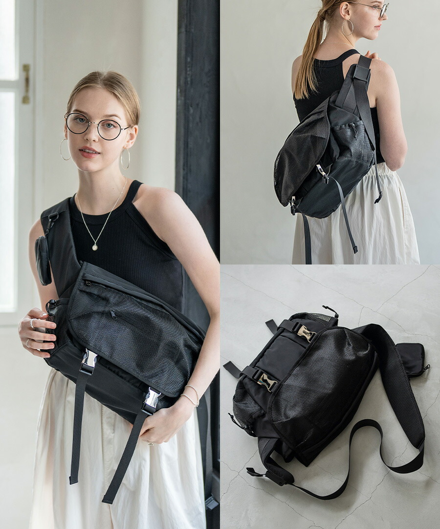 楽天市場】ボディバッグ レディース【Lekha レカ ミニポーチ付き