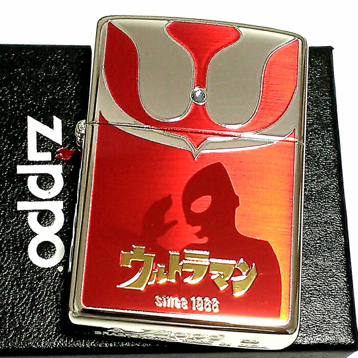 楽天市場】ZIPPO ライター ウルトラマン ジッポ レッド＆シルバー 裏面