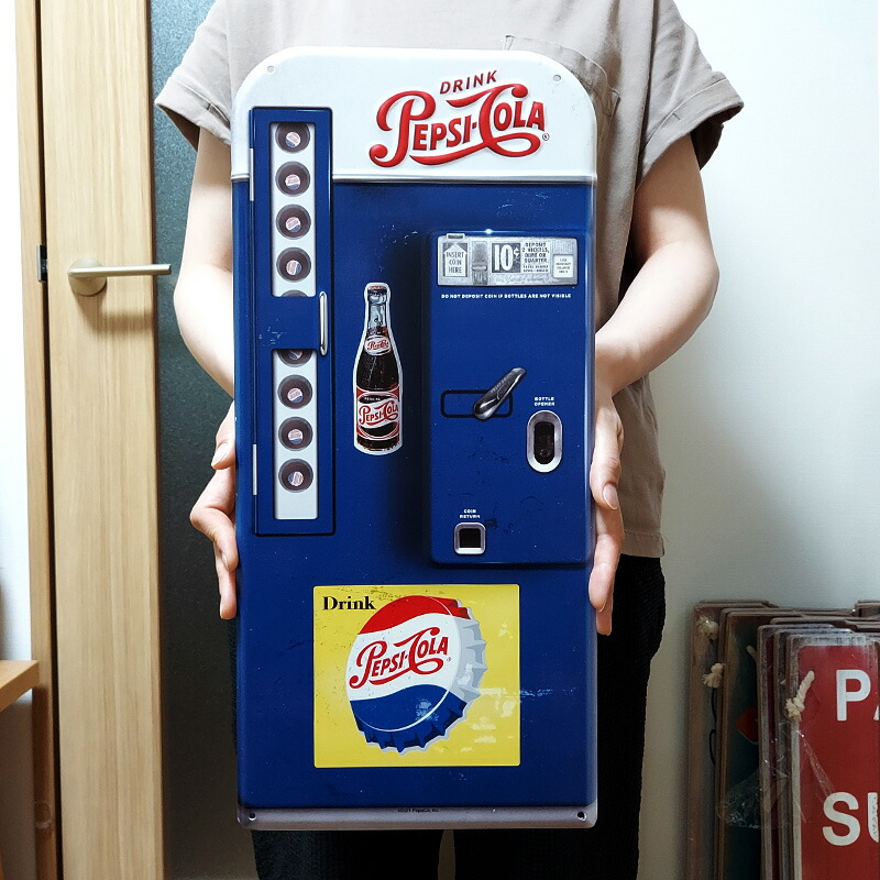 楽天市場】ブリキ看板 ペプシ エンボスメタルサイン PEPSI コーラ