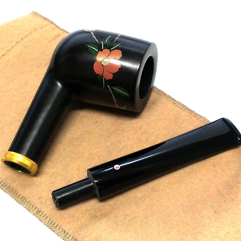 楽天市場】パイプ 喫煙具 ツゲ 蒔絵 八峯の椿 TSUGE 柘製作所 おしゃれ
