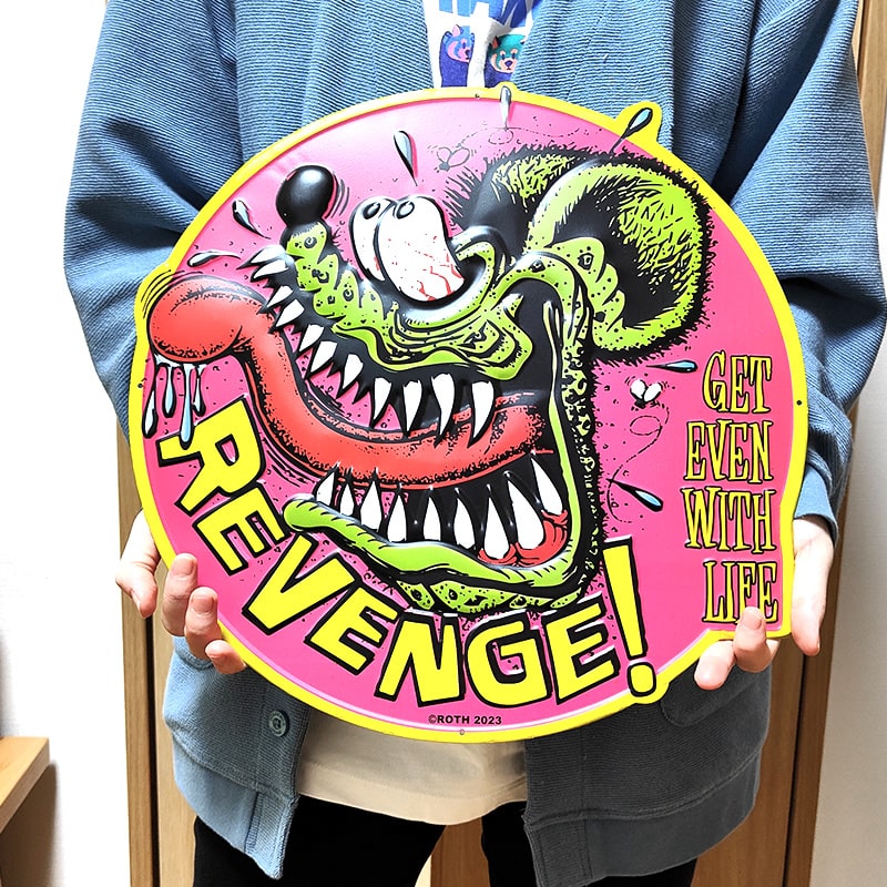 楽天市場】ブリキ看板 ラットフィンク ティンサイン かっこいい RAT