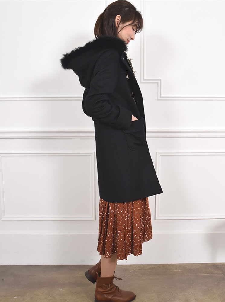 楽天市場】ダッフル コート カシミヤ コート [Merfirge]ウールコート