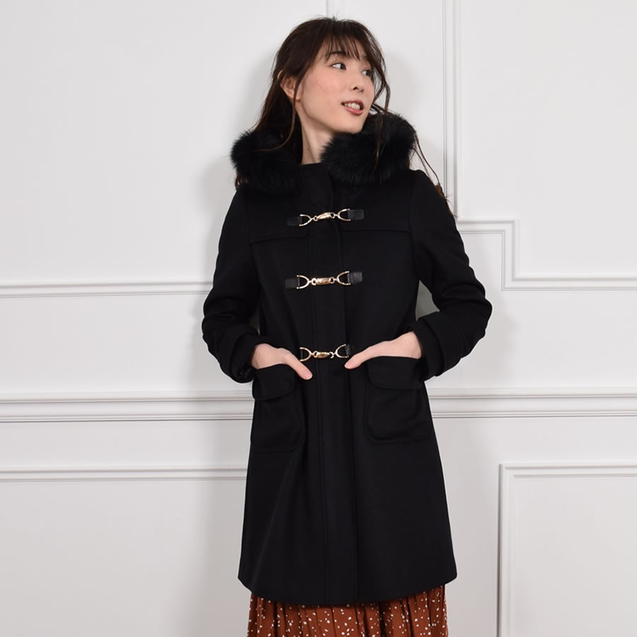 楽天市場】ダッフル コート カシミヤ コート [Merfirge]ウールコート