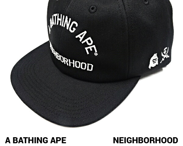 楽天市場】【A BATHING APE x NEIGHBORHOOD BAPE x NBHD - PANEL CAP