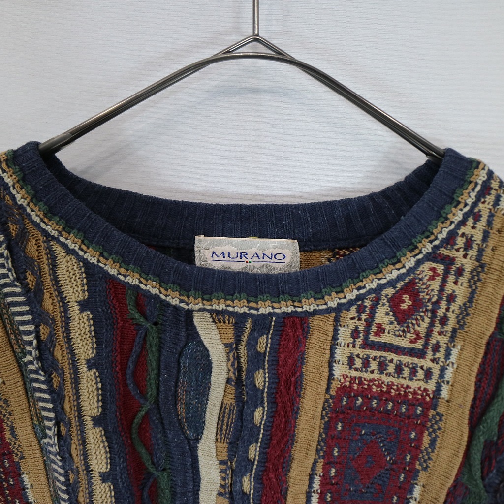 楽天市場】MURANO 3Dニット セーター 防寒 アクリル混 デザイン系