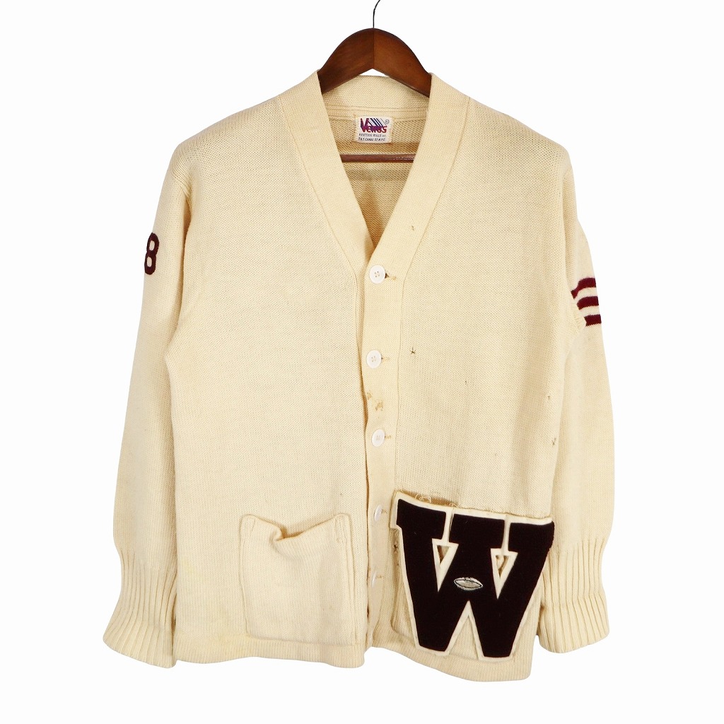 楽天市場】60年代 USA製 VENUS レタードカーディガン 刺繍