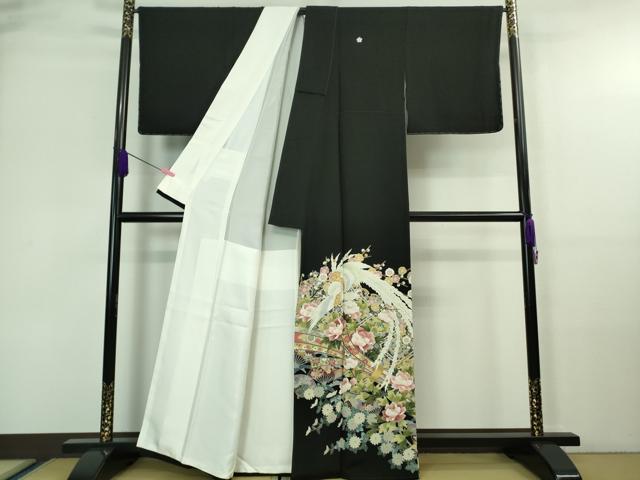 楽天市場】平和屋着物□極上 十日町友禅作家 村松竜介 黒留袖 鳳凰花文