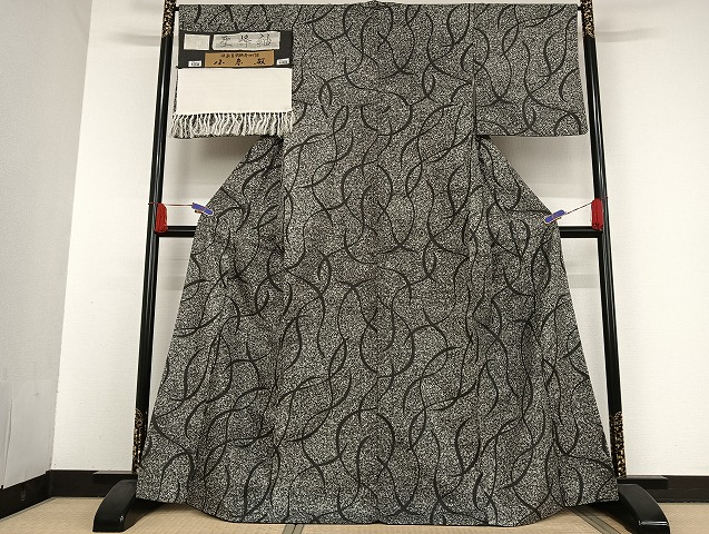 楽天市場】平和屋着物○創業140年 小糸染芸の四代目 小糸敏夫 聖峰紬