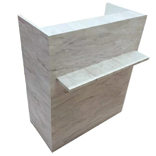 楽天市場】レジカウンター カウンター おしゃれ 大理石調 材質メラミン