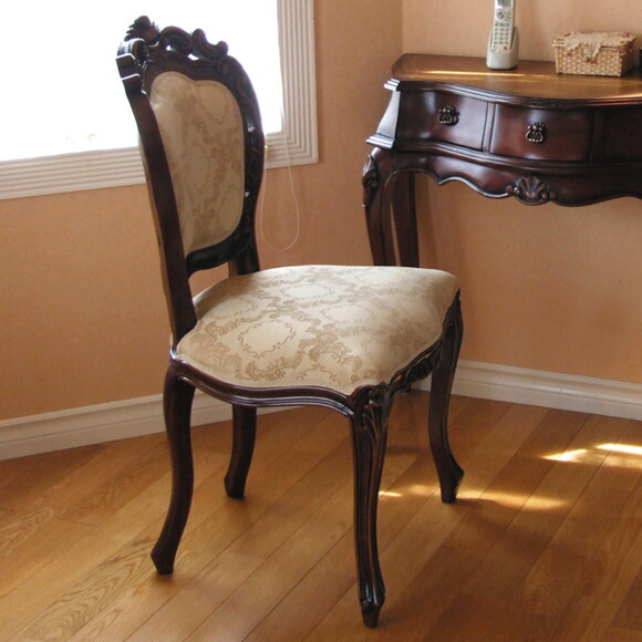 楽天市場】ダイニングチェア 椅子 ロココ調 アンティーク調 手彫り