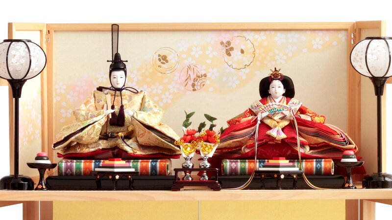 楽天市場】【クーポン利用で5%OFF】雛人形 久月 ひな人形 三段飾り 三