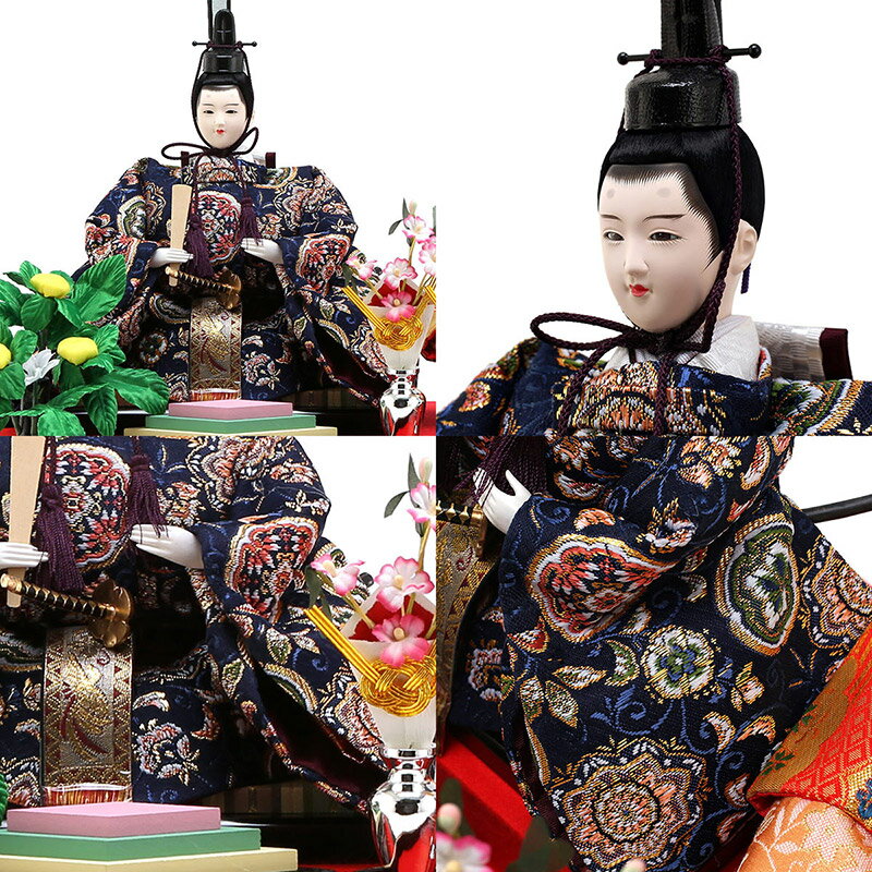 楽天市場】雛人形 久月 ひな人形 雛 ケース飾り 親王飾り よろこび雛