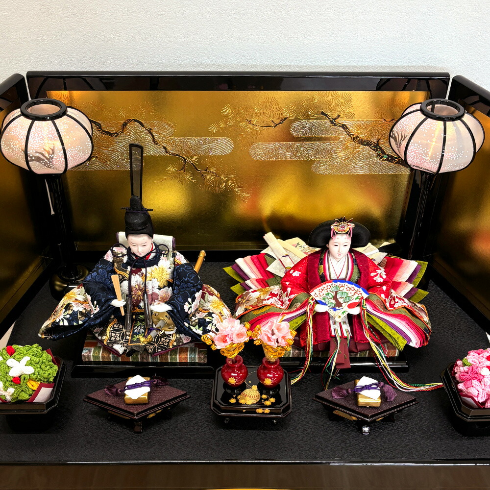楽天市場】おしゃれな収納飾り ことなみ雛【 限定 製作の おひなさま