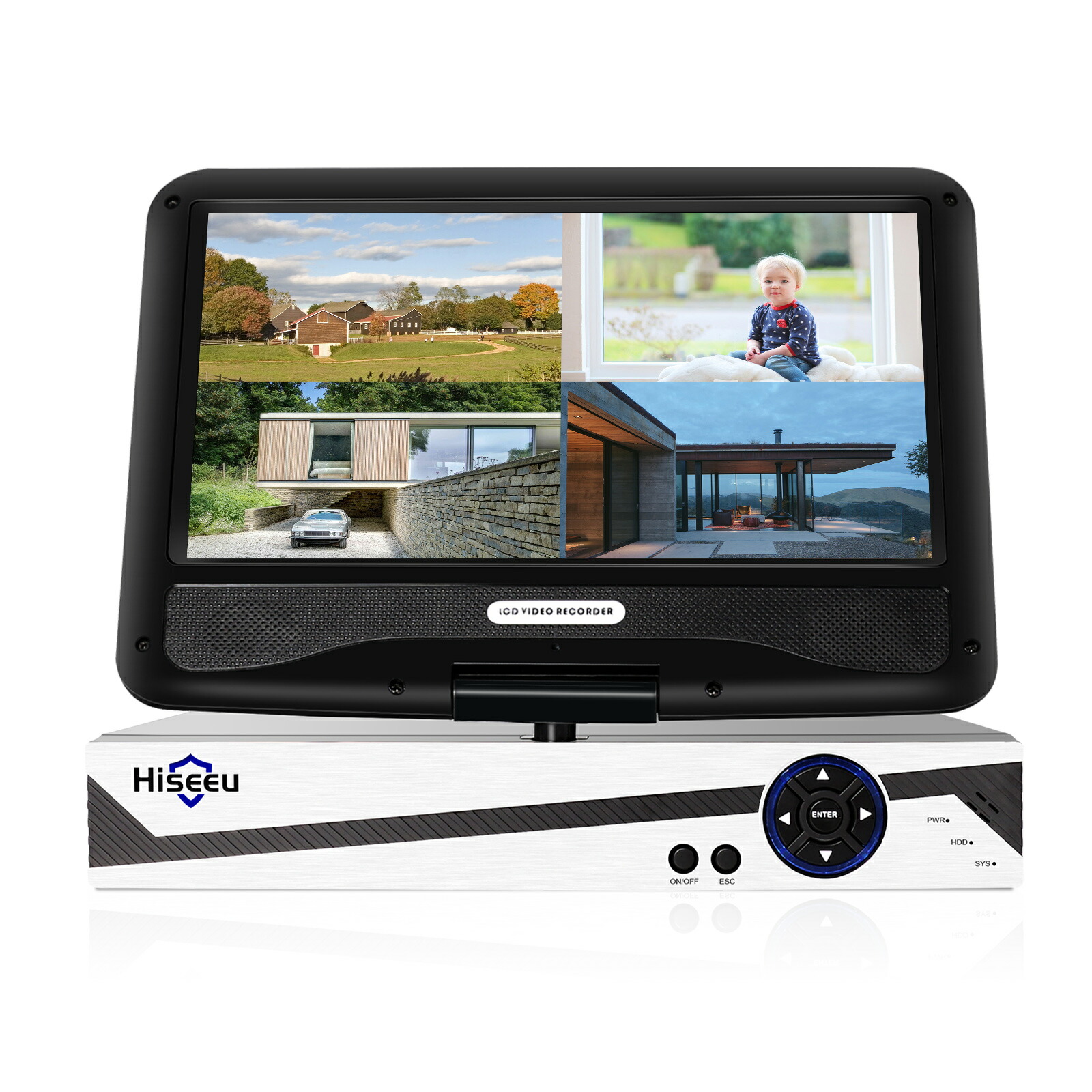 楽天市場】【防犯対策助成金あり】10インチ モニター型録画機 無線WiFi