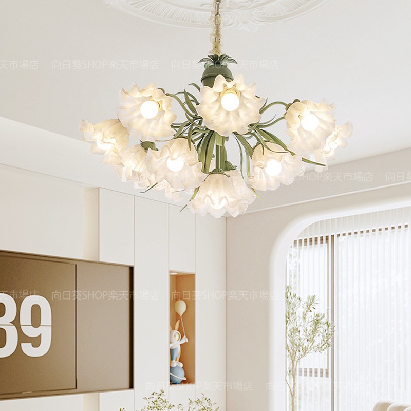 楽天市場】AAAZM シャンデリア おしゃれ 北欧 LED対応 大きめ 5〜12畳