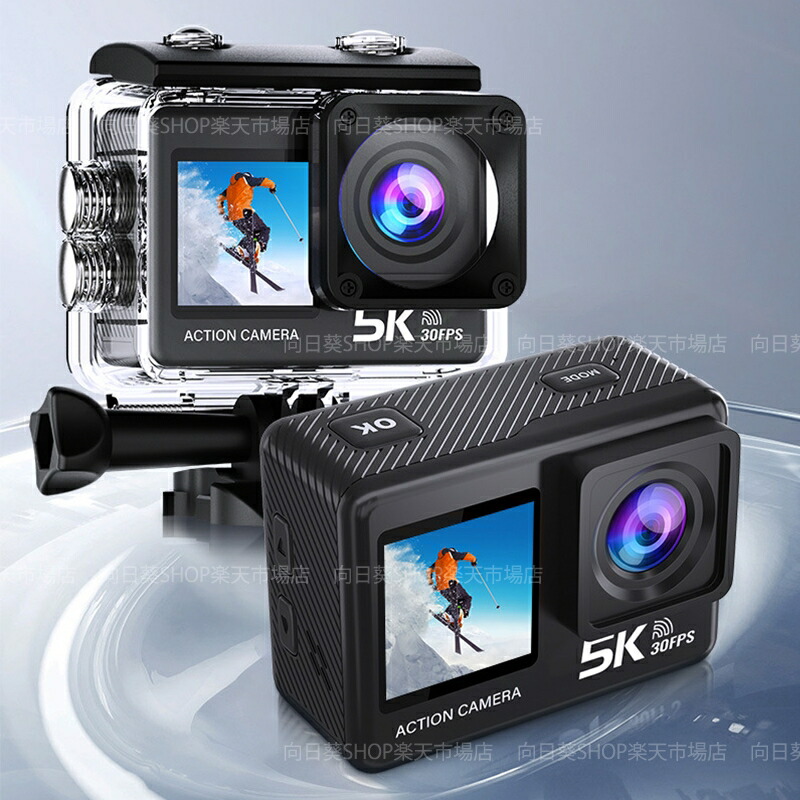 楽天市場】アクションカメラ バイク ウェアラブルカメラ 4k 1080p 防水