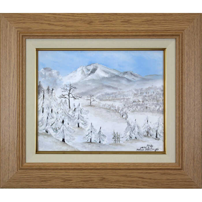 美品 sakai 富士山 雪山 風景画 日本画 絵画 油彩 油絵 Yahoo